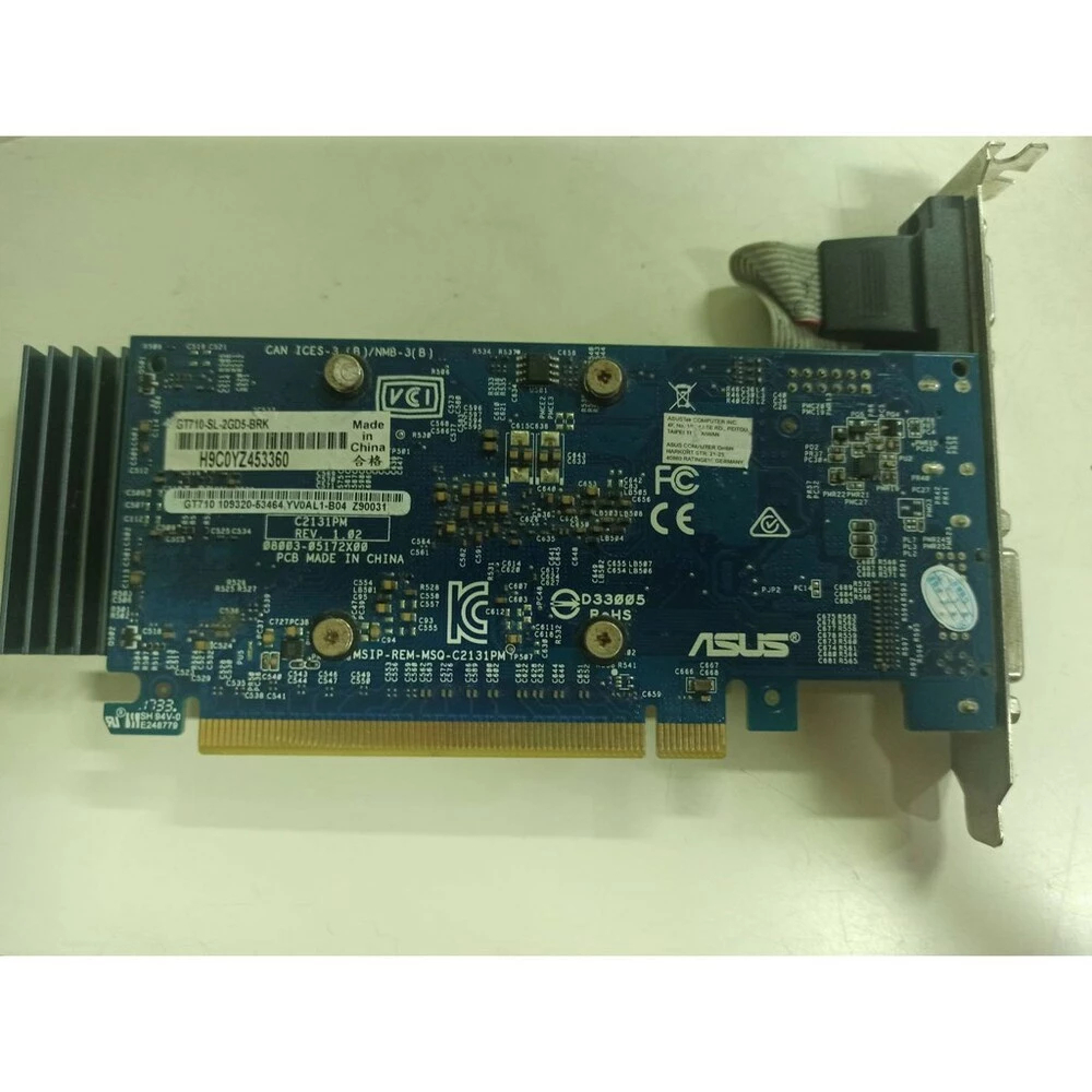 33@26@ASUS華碩GT710-SL-1GD5/GT710-SL-2GD5顯示卡DDR5 1G/2G<阿旺電腦>