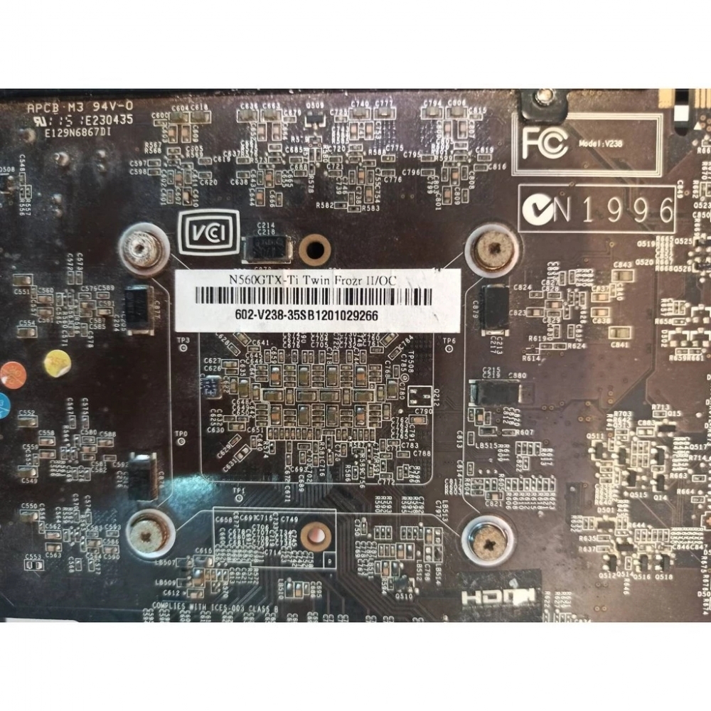 50@ MSI微星N560GTX-TI TWIN FROZR II DDR5 1G/2G顯示卡<阿旺電腦>