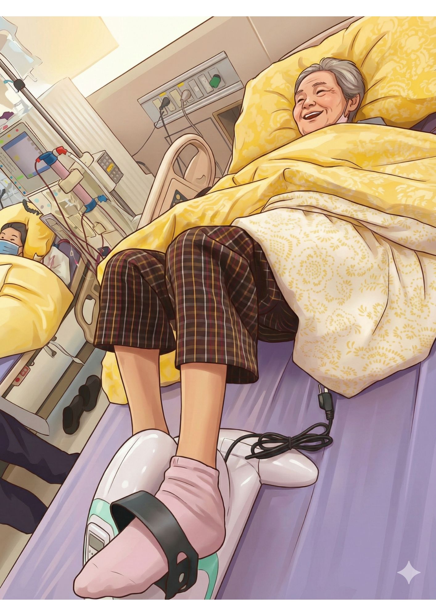 高雄洗腎推薦-為好診所阿姨開心復健