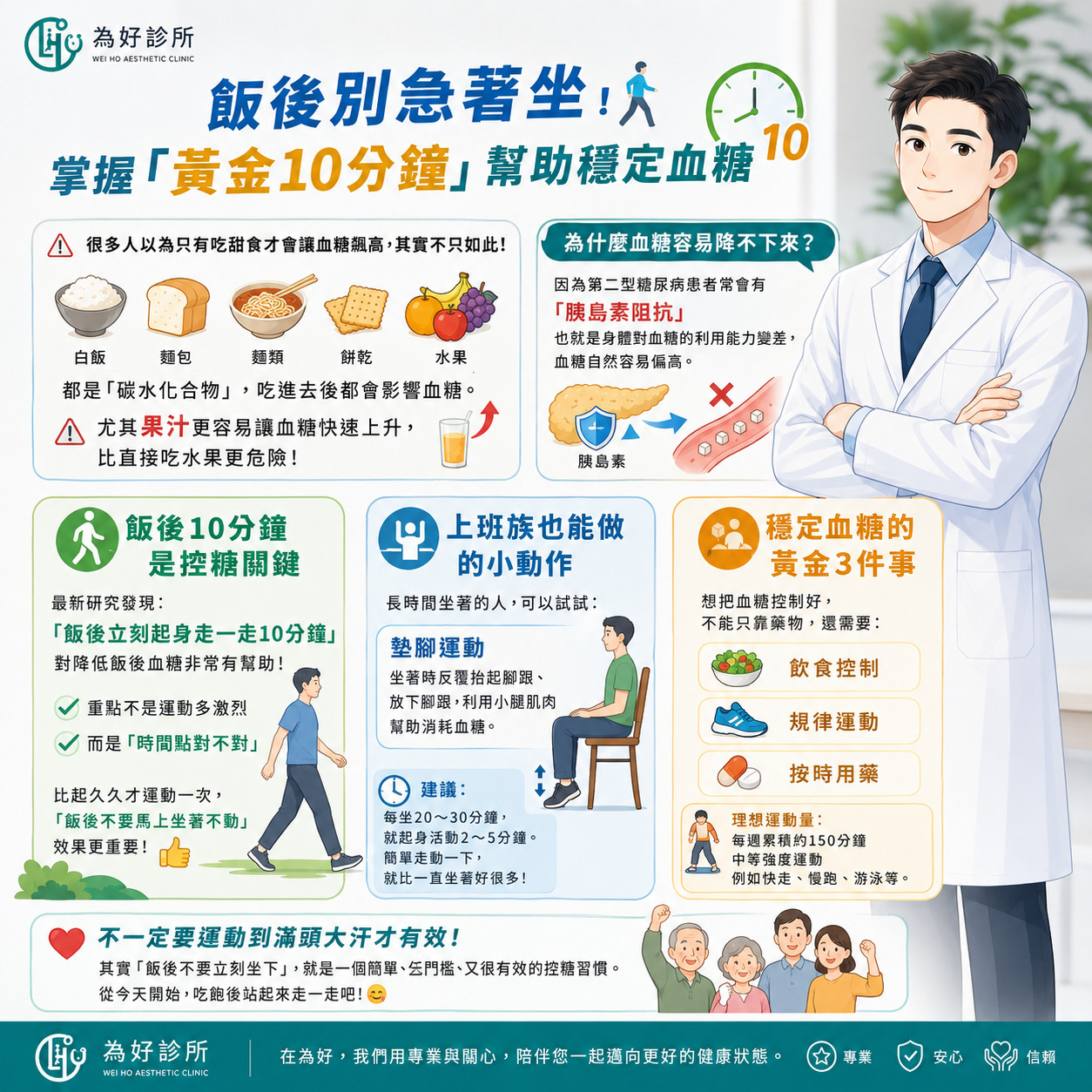 飯後黃金10分鐘衛教