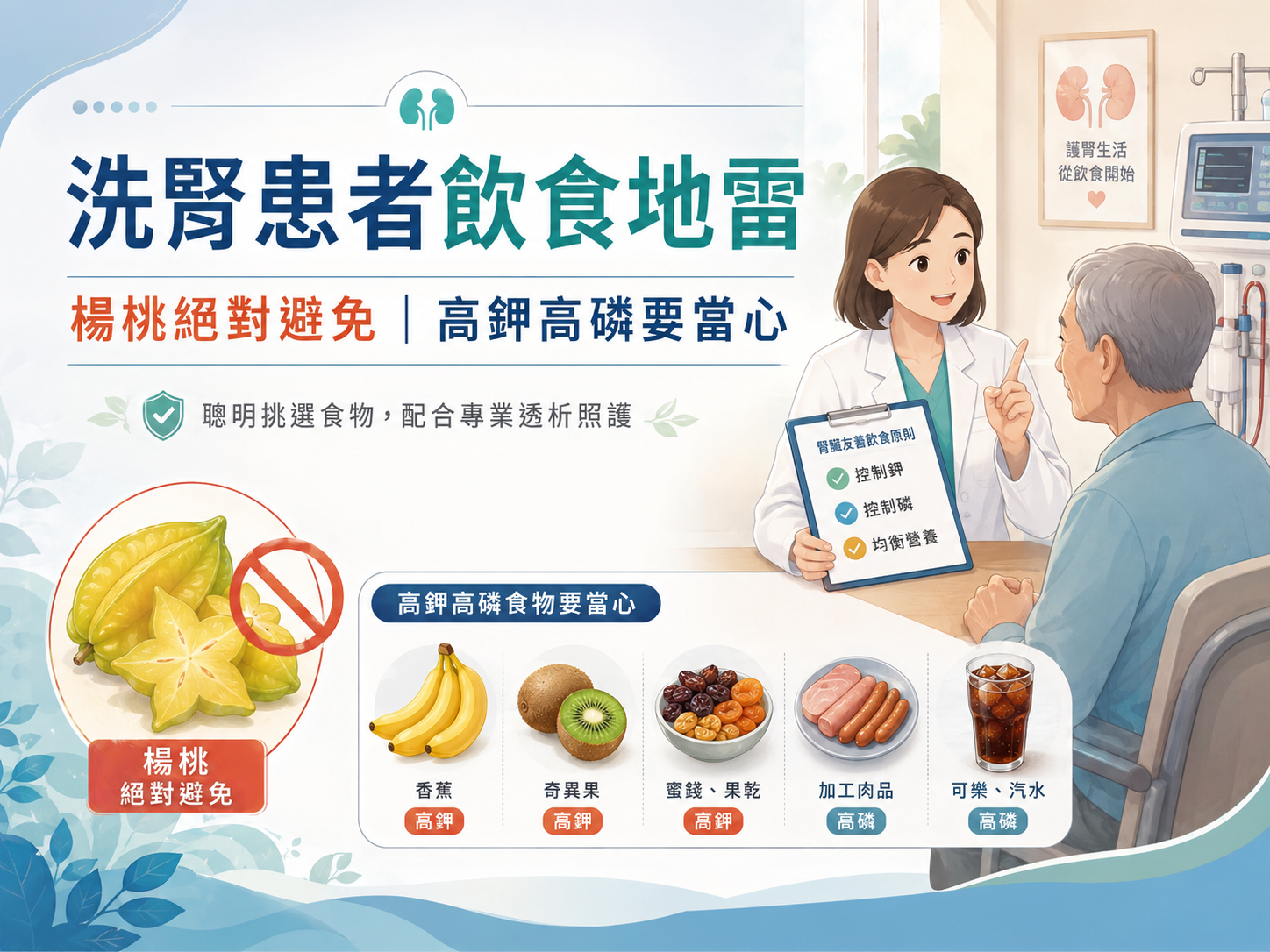 高磷高鉀影響