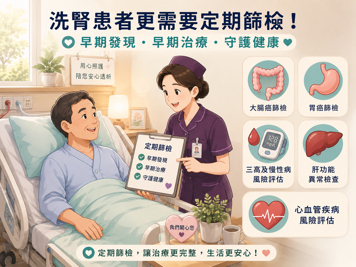 定期篩檢重點