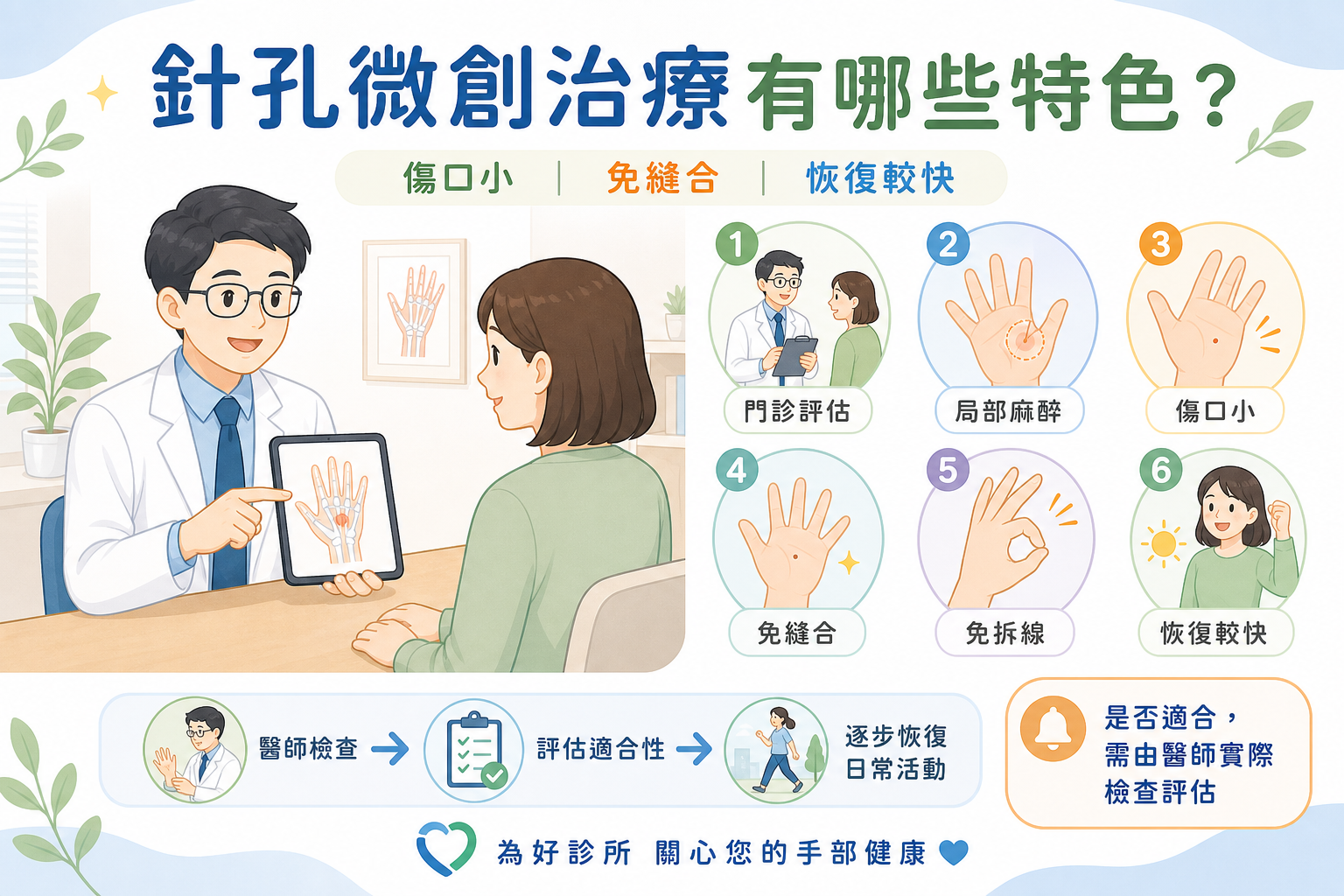傳統手術與針孔微創治療差異比較
