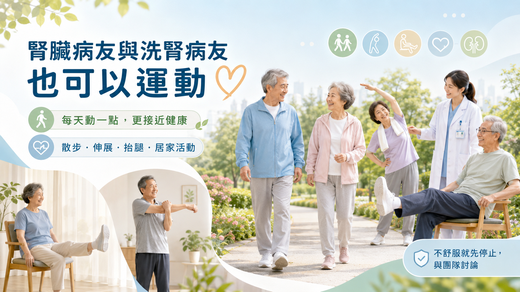 病友健康運動方式建議