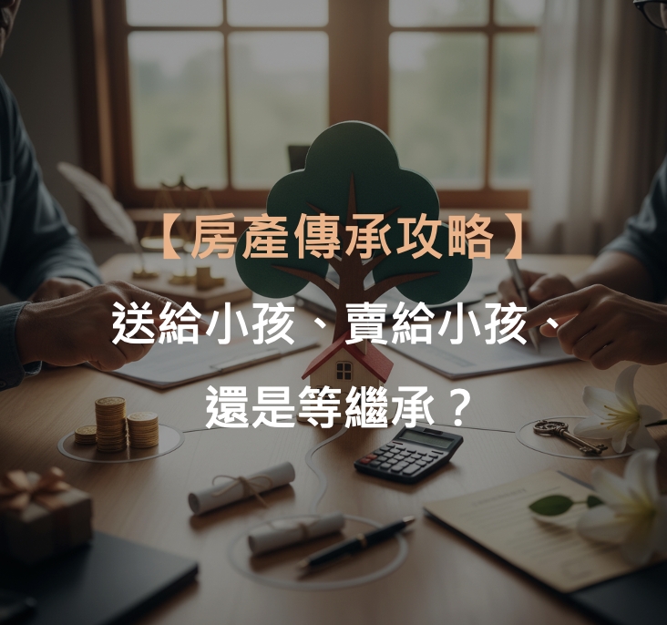 【房產傳承攻略】送給