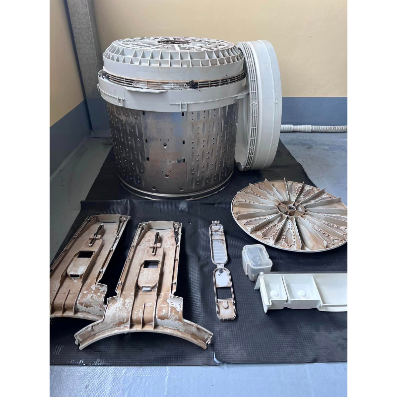 日立直立式洗衣機|內桶分解拆洗