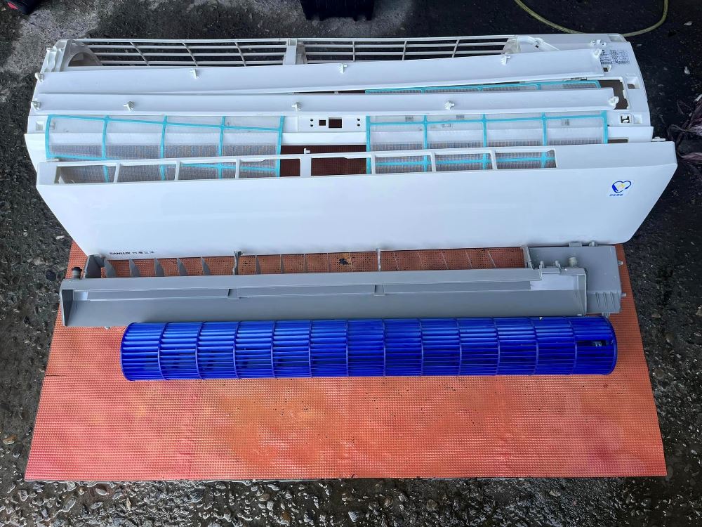 三洋分離式冷氣|東元分離式冷氣|歌林分離式冷氣 三台一起清洗