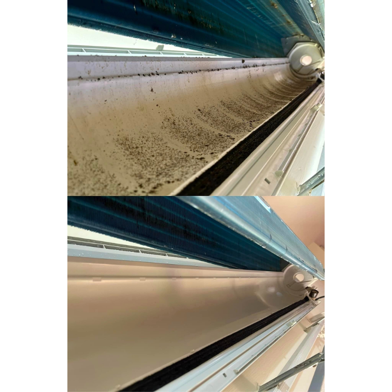 一台國際牌分離式冷氣清洗