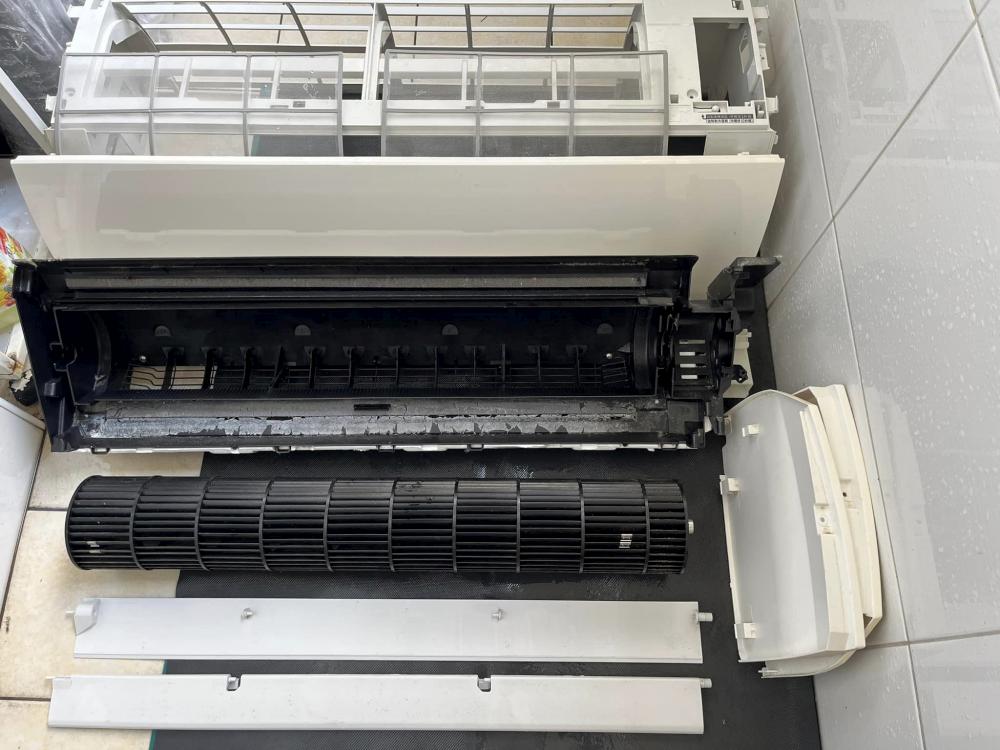 富士通分離式冷氣機清洗