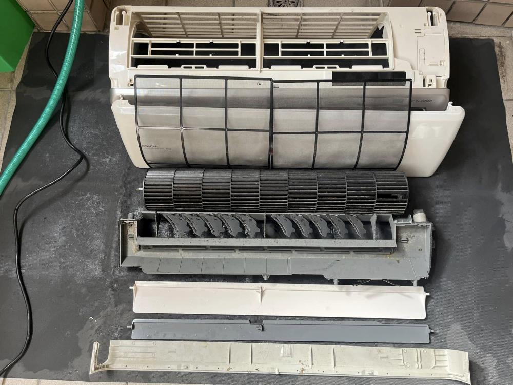 日立分離式冷氣機清洗