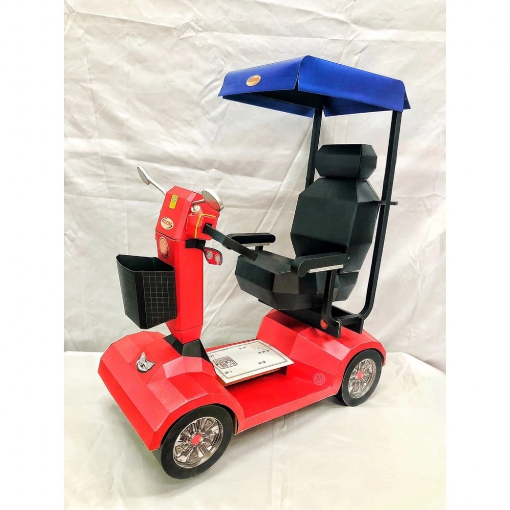 紙紮台製電動車/紙紮