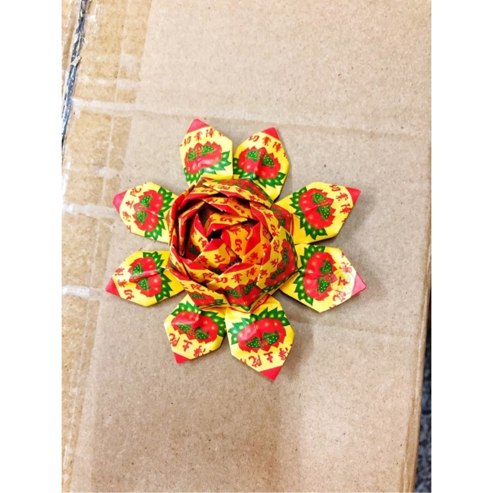 蓮花頭/小蓮花頭/紙蓮花/紙紮/往生殯葬用品/紙紮祭祀用品/祭祖金紙/現貨/批發零售/客製化/