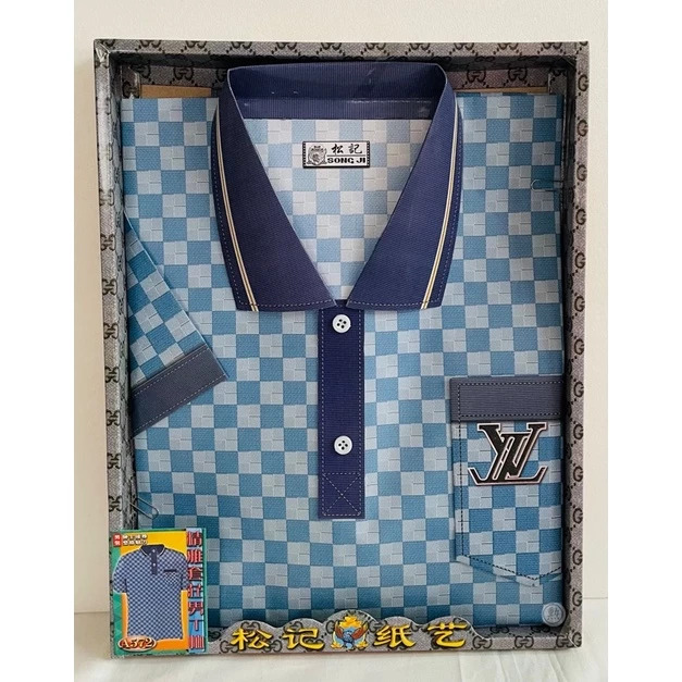 紙紮高雅男T恤含褲套裝/A602/紙紮衣服/紙衣服/紙紮/現貨