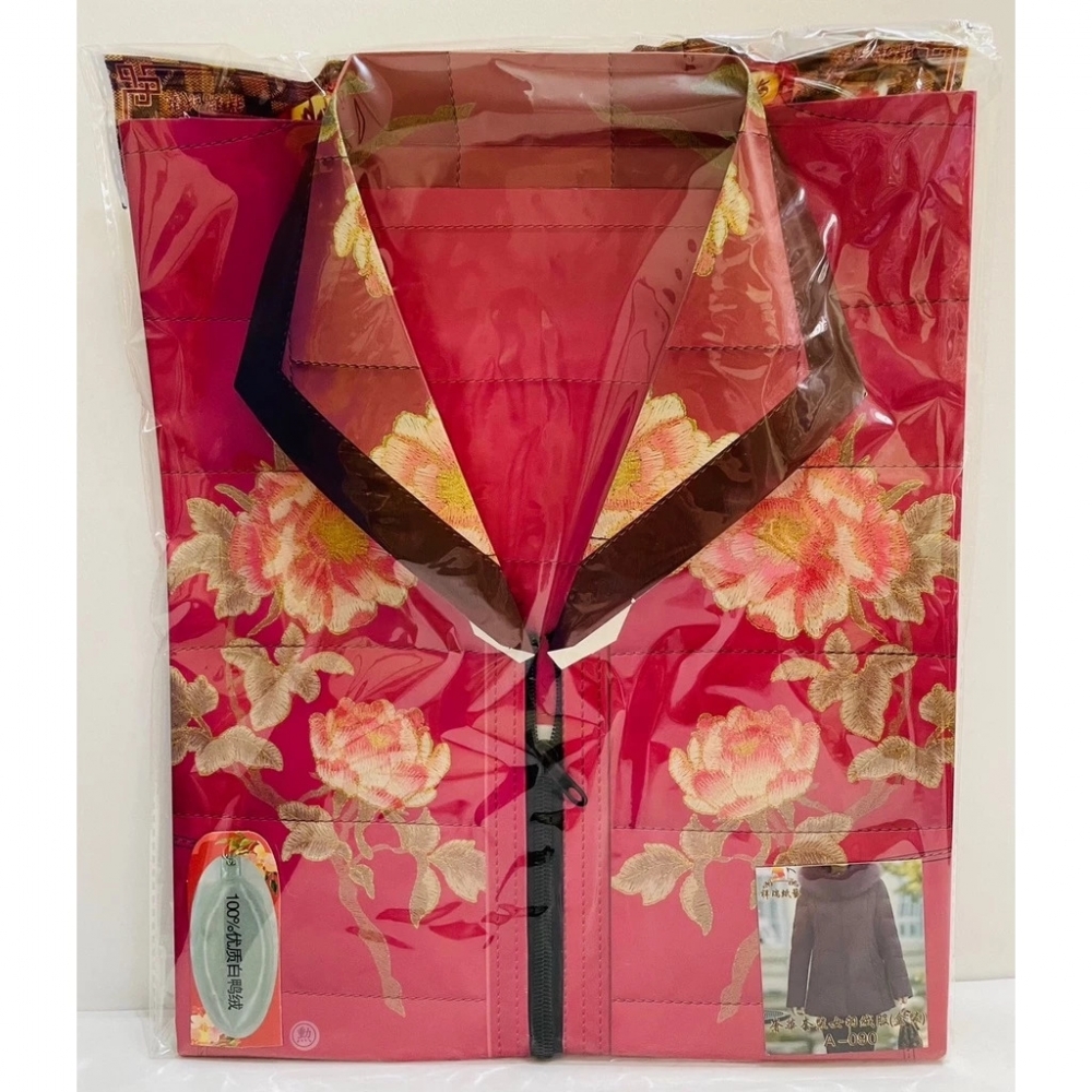 袋裝紙紮女羽絨外套含褲/A060/紙紮衣服/紙衣服/紙紮/現貨