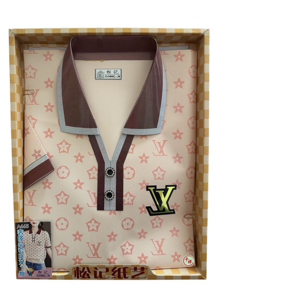 紙紮女T恤含褲套裝/A665