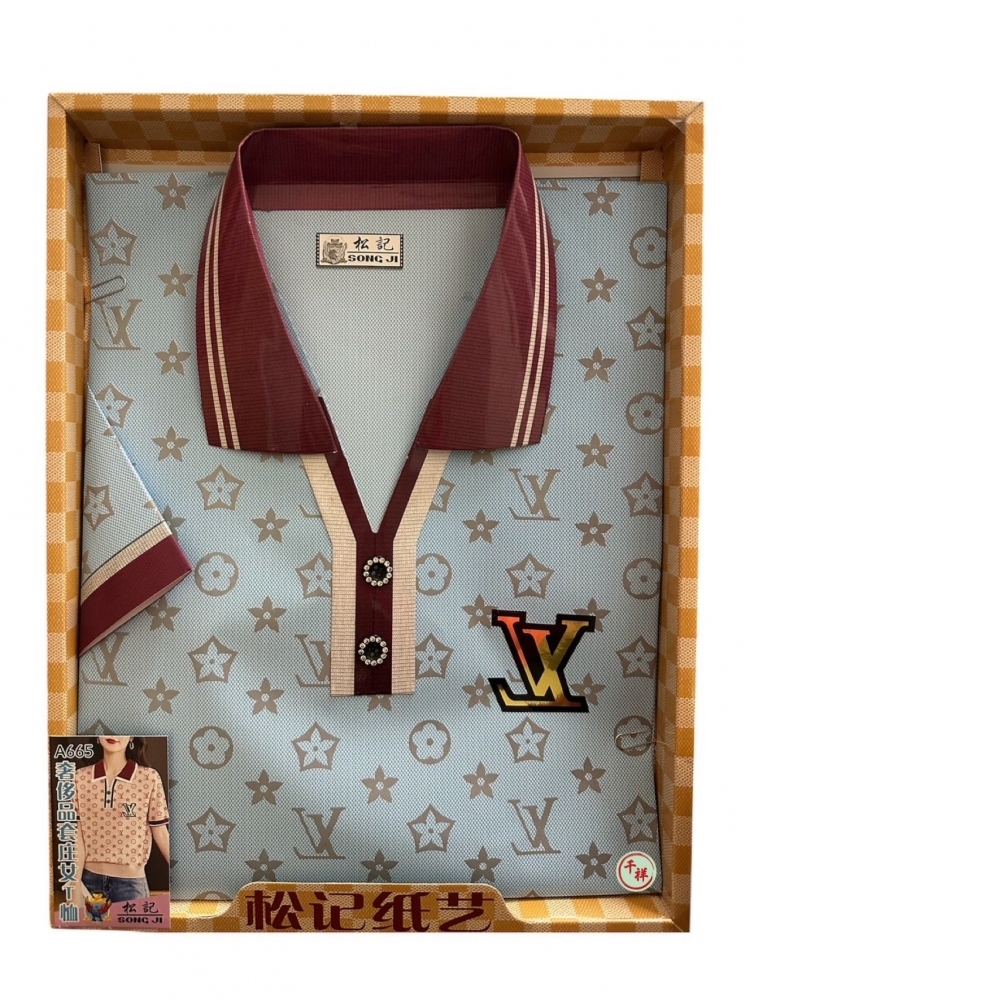 紙紮女T恤含褲套裝/A665