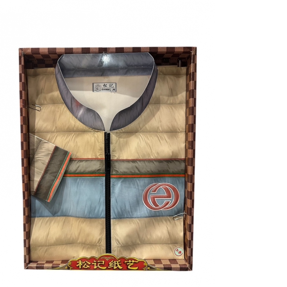 紙紮男生羽絨外套 A656