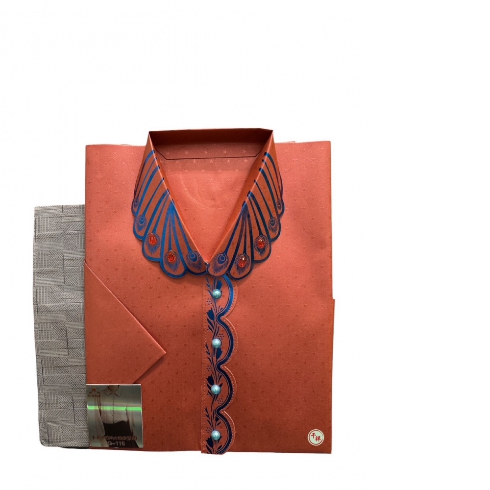 袋裝紙紮奢華特種紙燙金女襯含褲 G116 