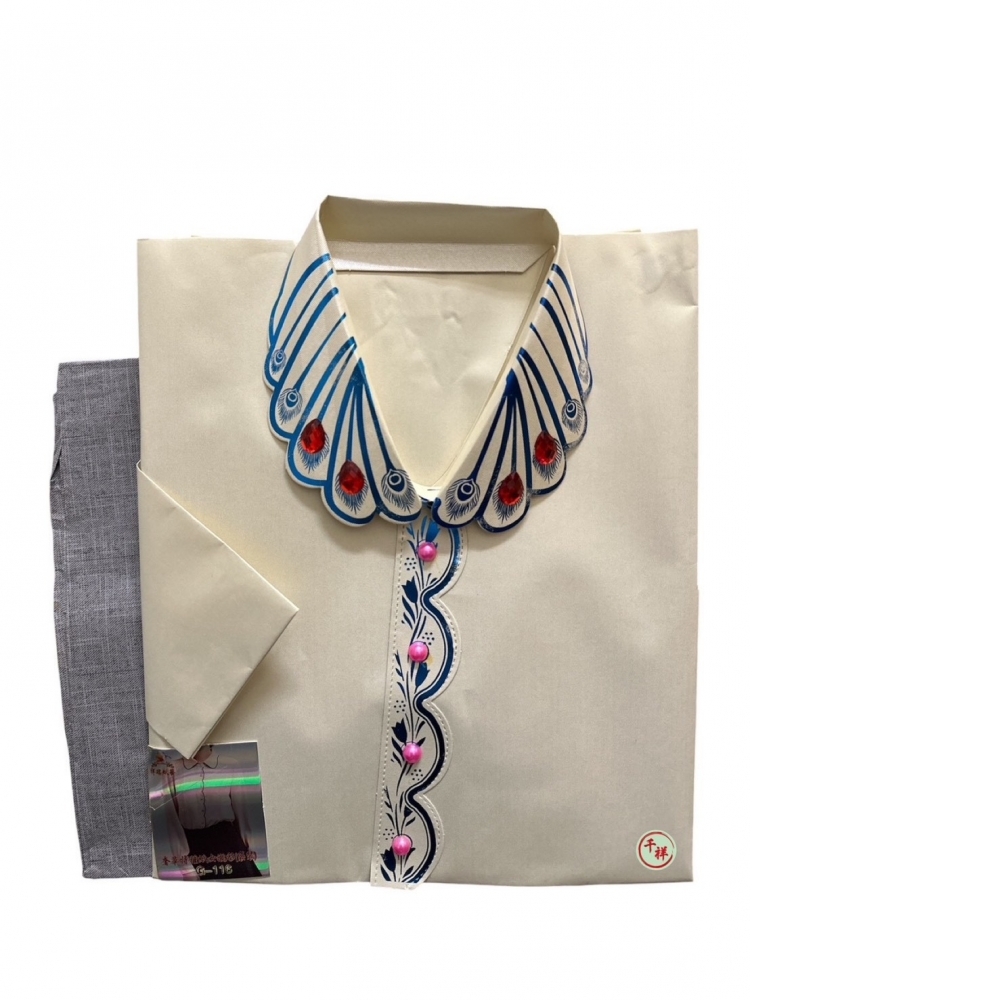 袋裝紙紮奢華特種紙燙金女襯含褲 G116 