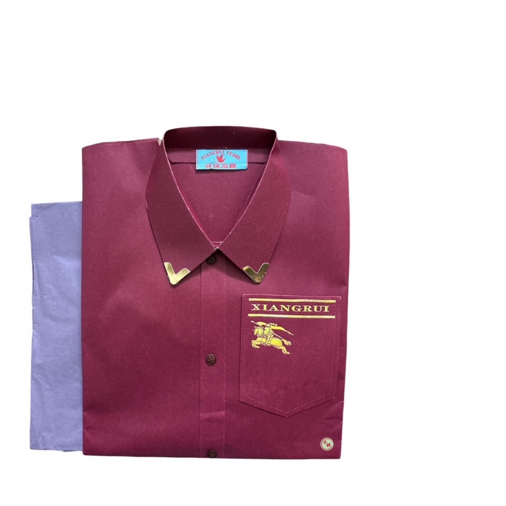 袋裝紙紮奢華套裝特種紙男襯衫含褲 G105