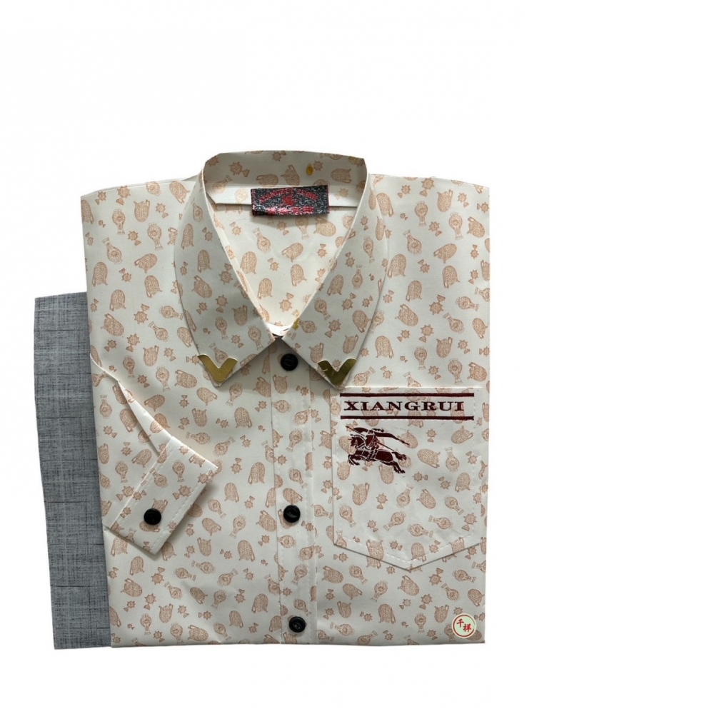 袋裝紙紮奢華套裝特種紙男襯衫含褲 G105