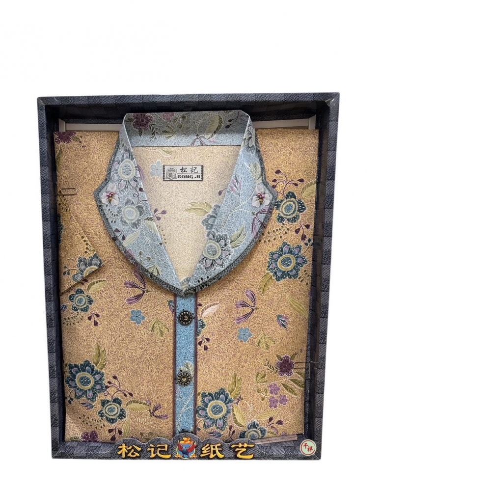 袋裝紙紮典雅套裝珠繡衫 A512