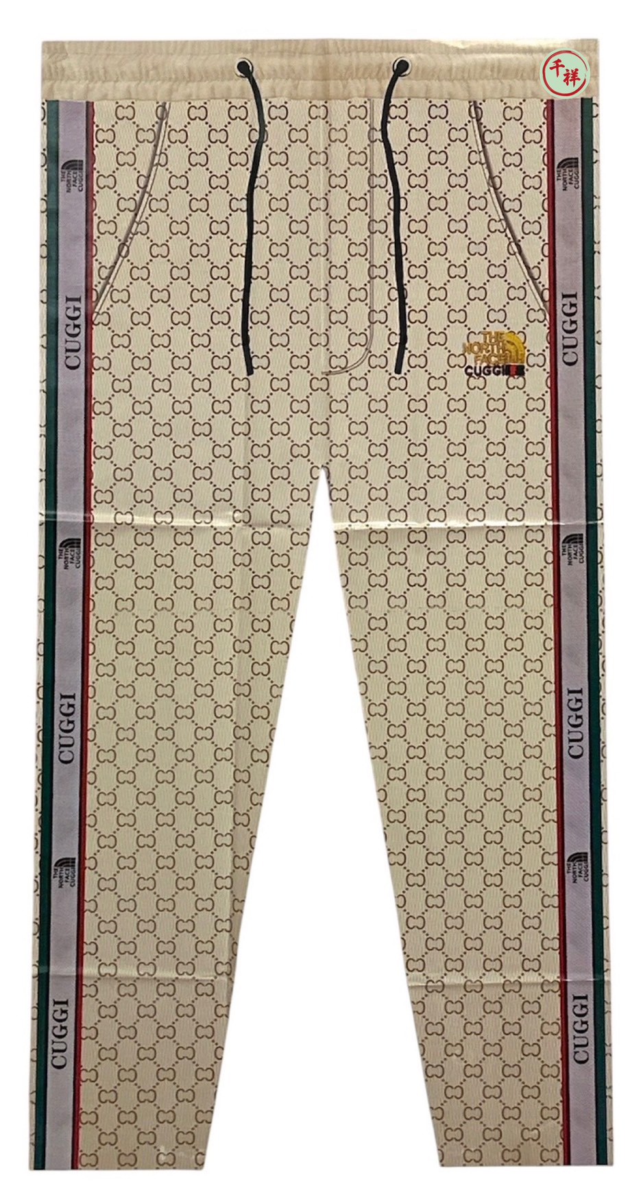 袋裝紙紮奢侈品女休閒褲 A682 