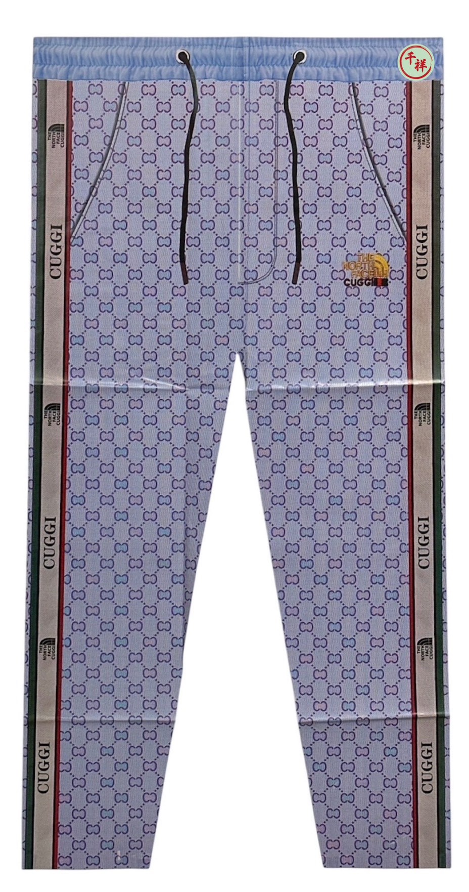 袋裝紙紮奢侈品女休閒褲 A682 