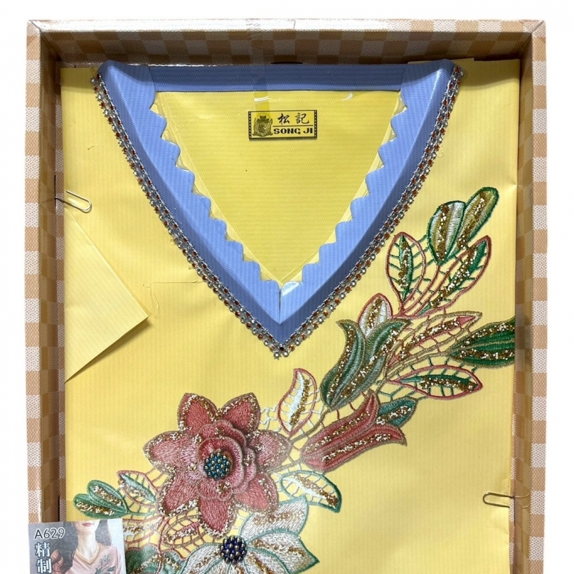 精制刺繡針織女裝 A629