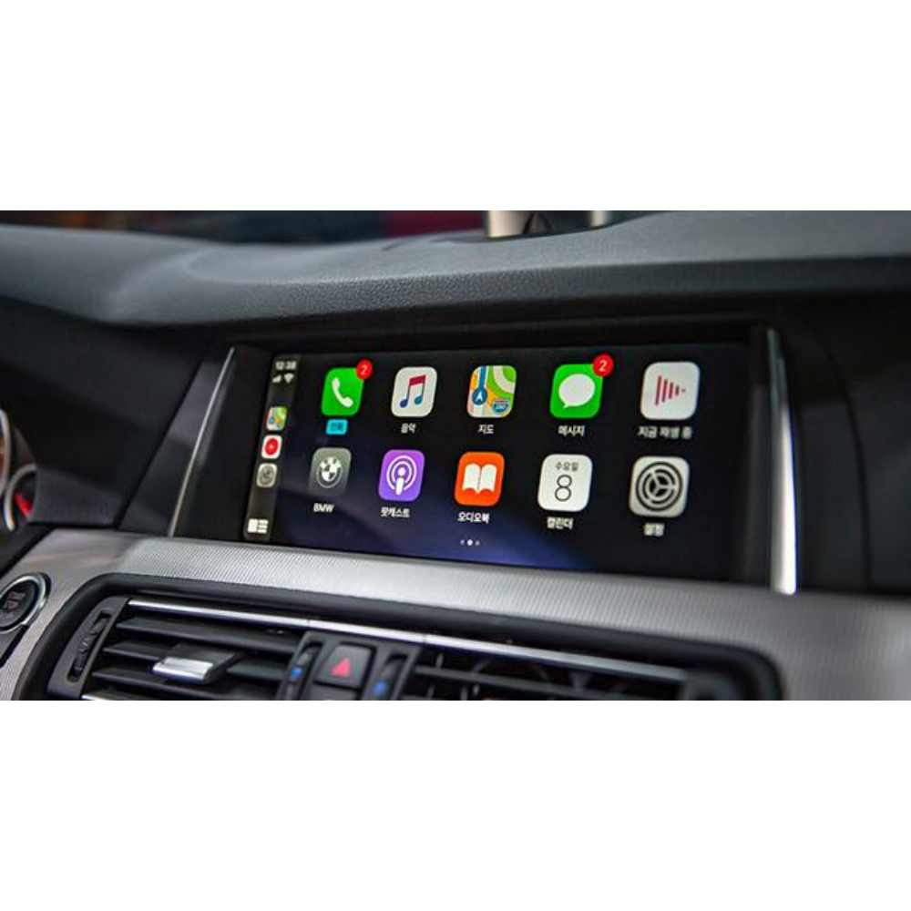 BMW 5 F10原廠螢幕升級CarPlay