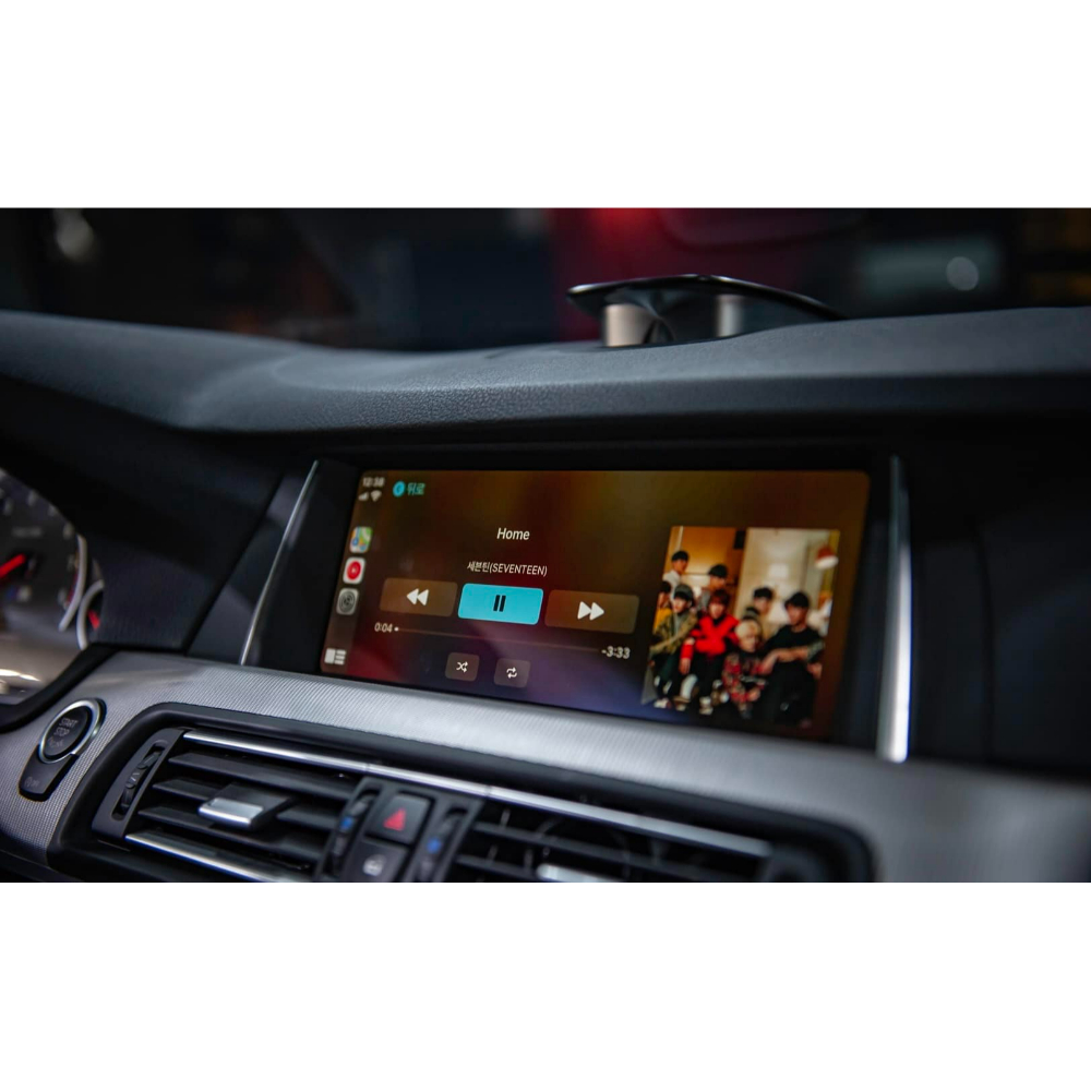 BMW 5 F10原廠螢幕升級CarPlay