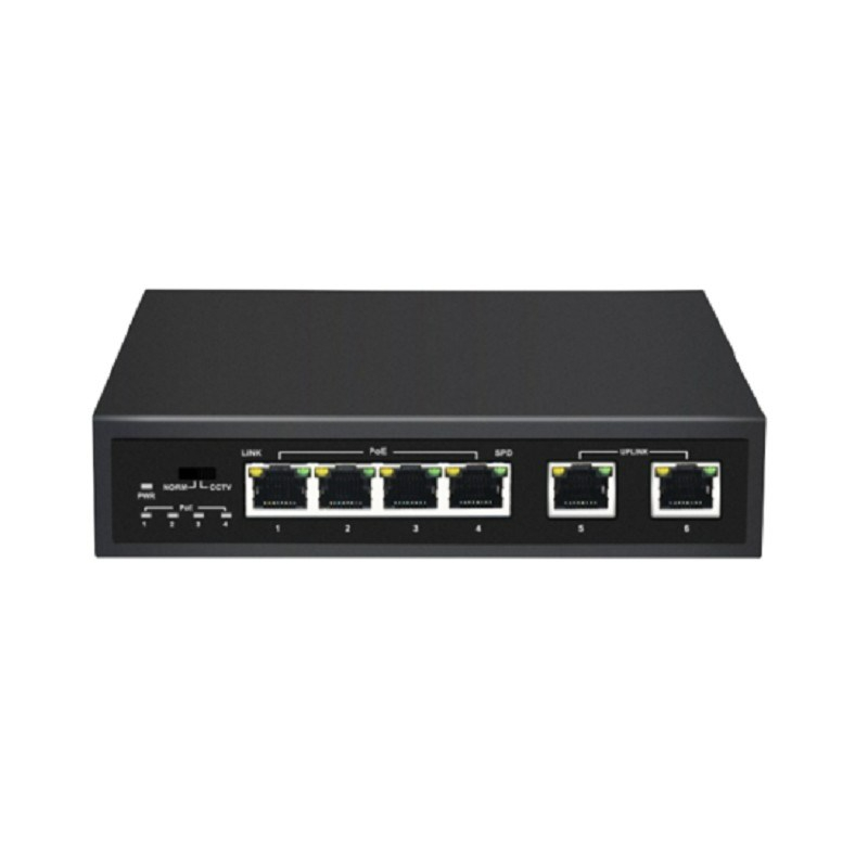 HS-PSW402(N) 4埠PoE交換器