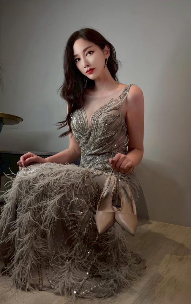 禮服16｜大亨小傳律動感晚宴服/台中/媽媽禮服/禮服出租