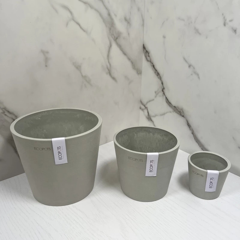 花盆｜Amsterdam比利時ECOPOTS·進口樹酯仿水泥花盆·盆輕富質感·環保護環境