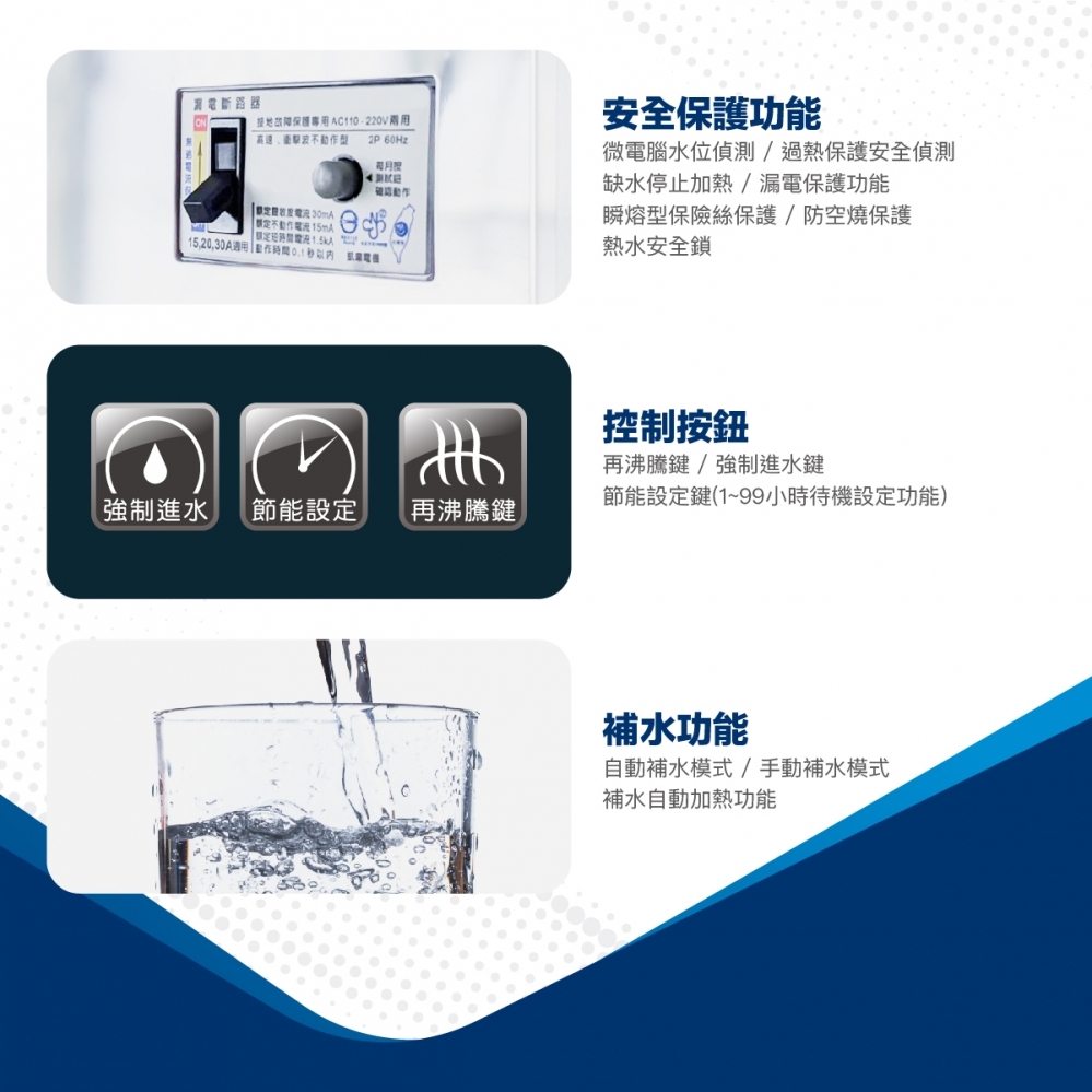 HS-15GB 立地式電開水機