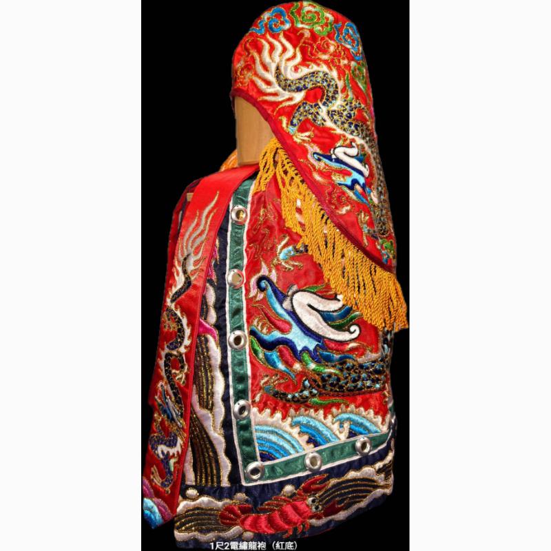 紅底蔥龍袍-1尺4