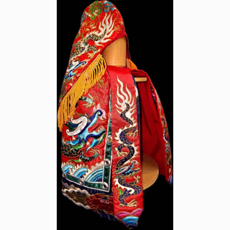 紅底蔥龍袍-1尺6