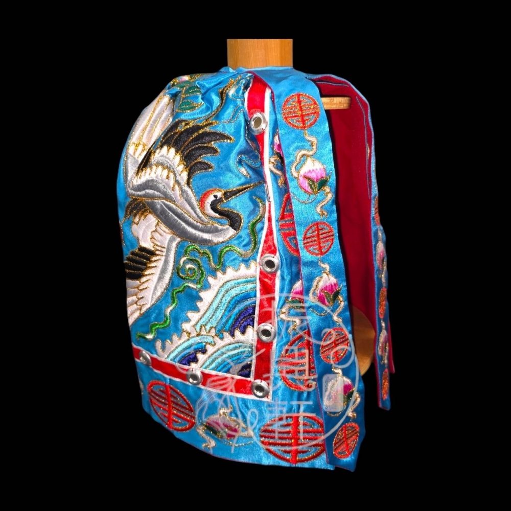 淺藍底鶴衣-1尺4