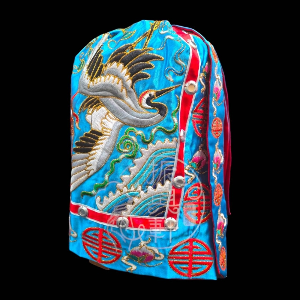 淺藍底鶴衣-1尺4